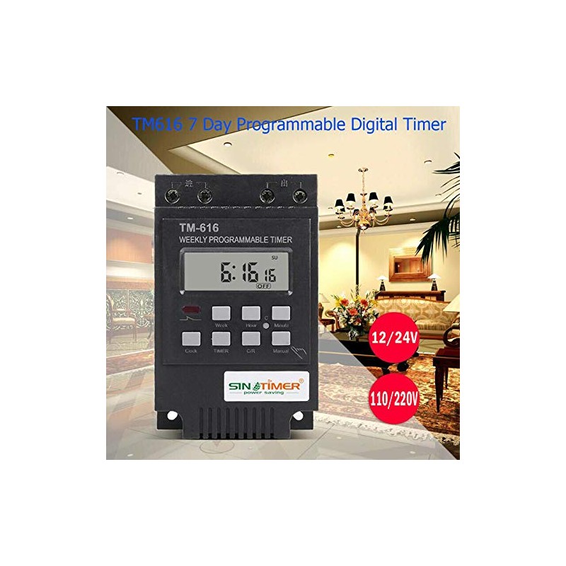 BE-TOOL TM616 Digital Programmable Electric Timer Socket with LCD Display