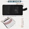 YANENDIE Baseball Print Wallet for Women, Small Slim PU Leather