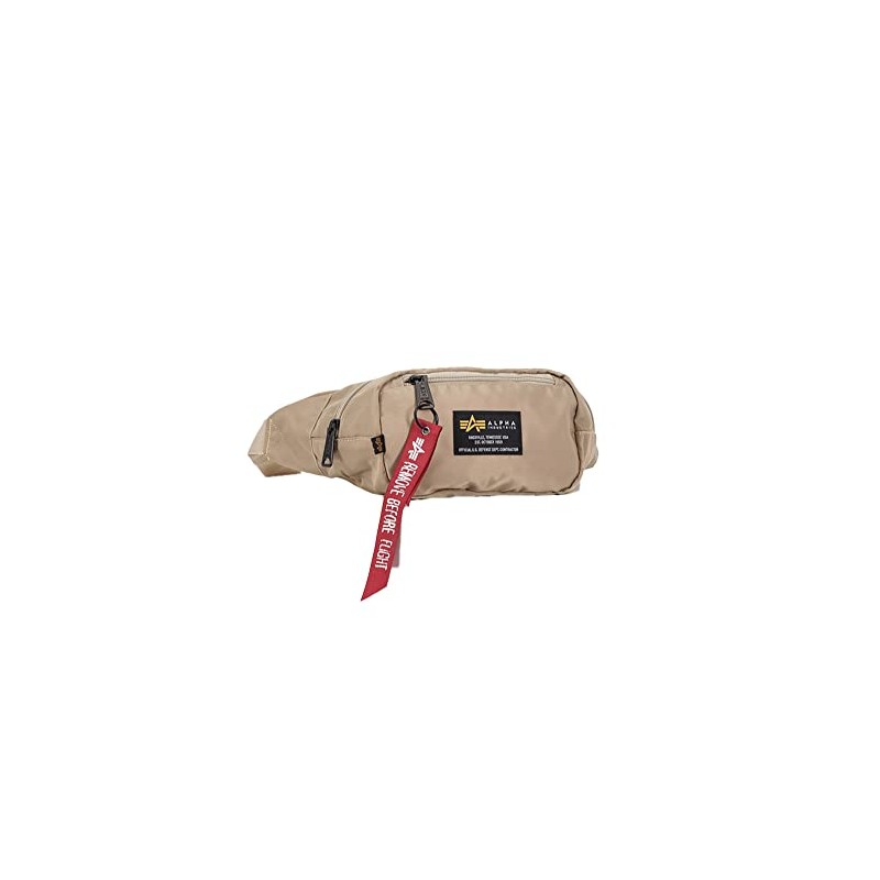 Alpha Industries Crew Unisex Waist Bag Sand