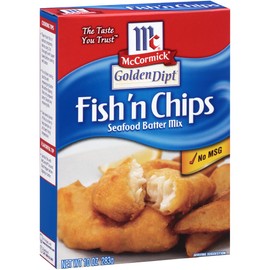 McCormick Golden Dipt Fish 'n Chips Seafood Batter Mix, 10 oz