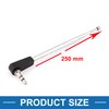 A ABSOPRO Telescopic Antenna 25 cm 4 Sections 3.5 mm