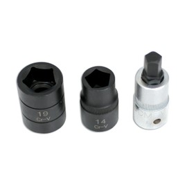 Laser 4512 Brake Socket & Bit Set 3pc