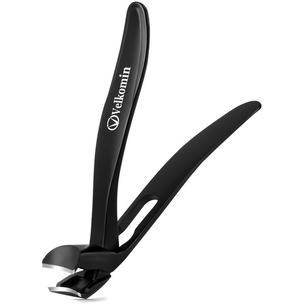 VELKOMIN Long Handle Toenail Clippers for Seniors - Angled Head,
