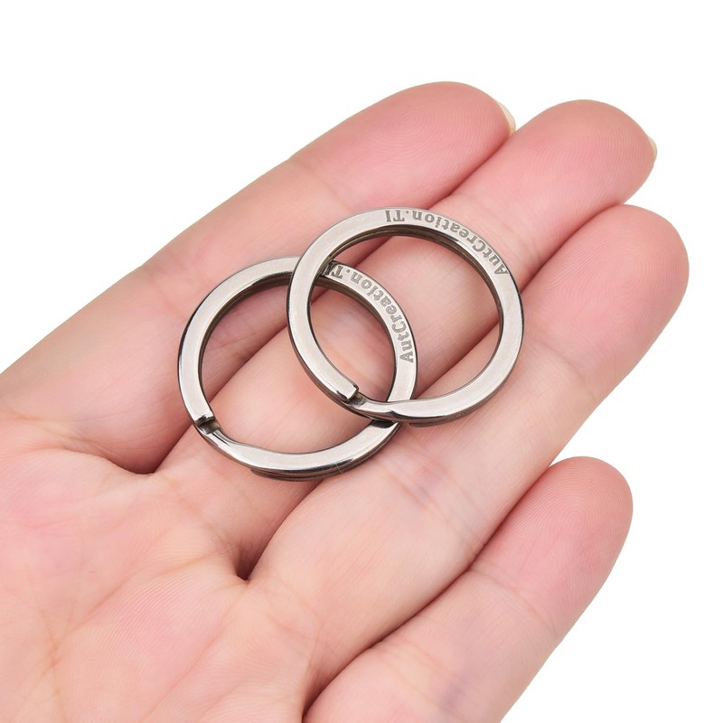AutCreation Titanium Key Holder Ring, Lightweight Keychain, Key Ring, Outer