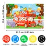 Puzzles for Kids Ages 4-8, 14 Pack Wooden Jigsaw Puzzles