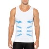 Casey Kevin Shapewear Men's Compression Shirts Athletic Sleeveless Base Layer