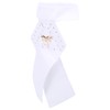 Horse Riding Stock Tie Equestrian Pre Tied Brooch Cotton Adult