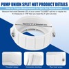 2" Spa Hot Tub Heater Split Nut Unions with Screw