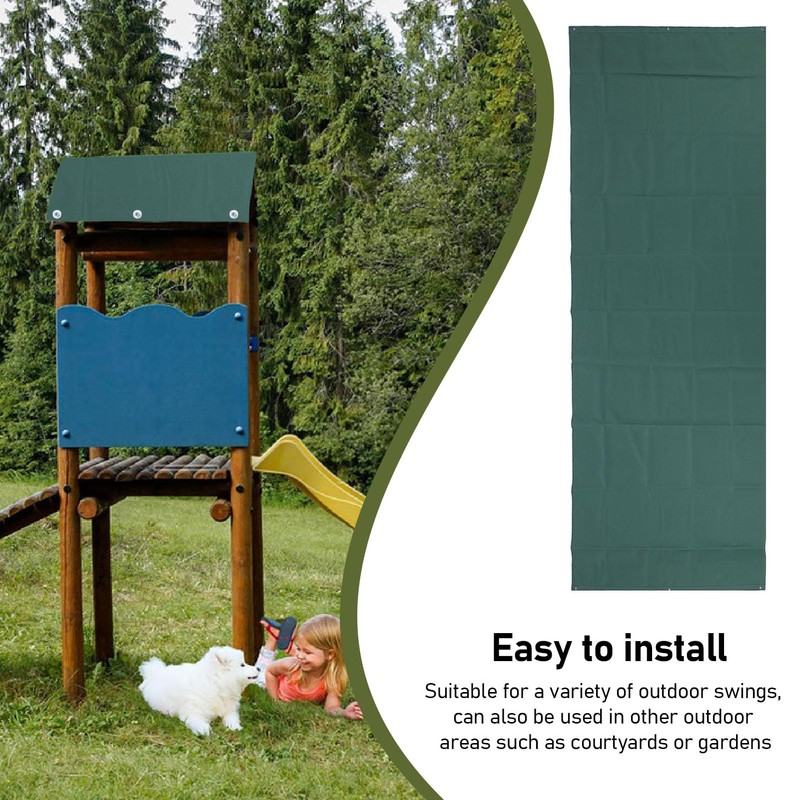 Swing Set Shade, 600D Waterproof Oxford Cloth PVC Coating Sun