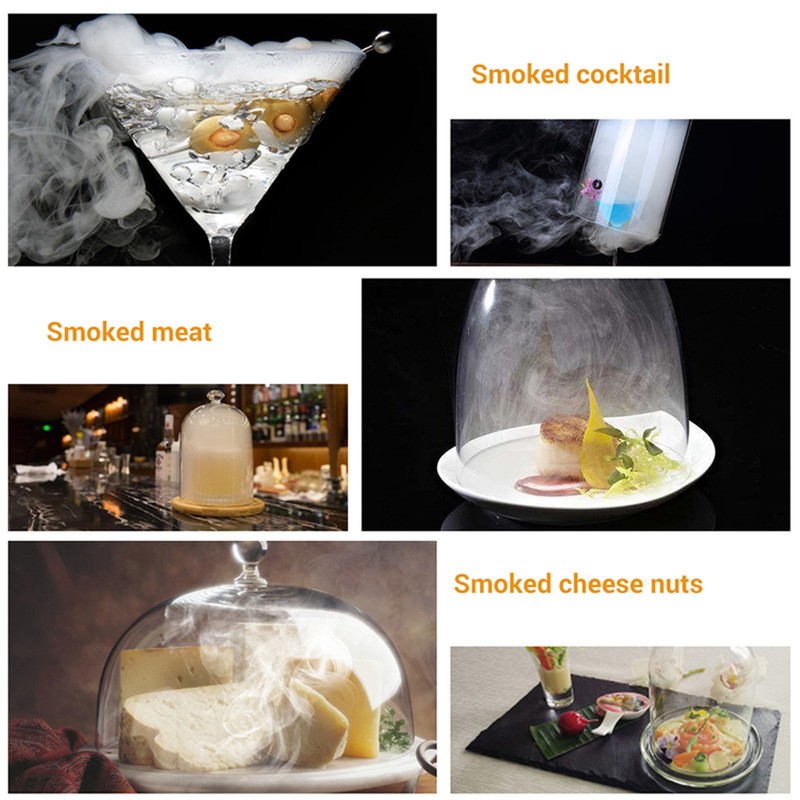 Portable Smoke Infuser Cooking Smoker Kit Drinks Foods Cocktail Smoker