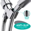 Adjustable Handheld Shower Head Holder- Premium ABS Bracket- Brass Ball