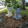 Tianbi Head Planter Pot,Luminous Face Planter Pot, Cactus Planter,Cute Resin