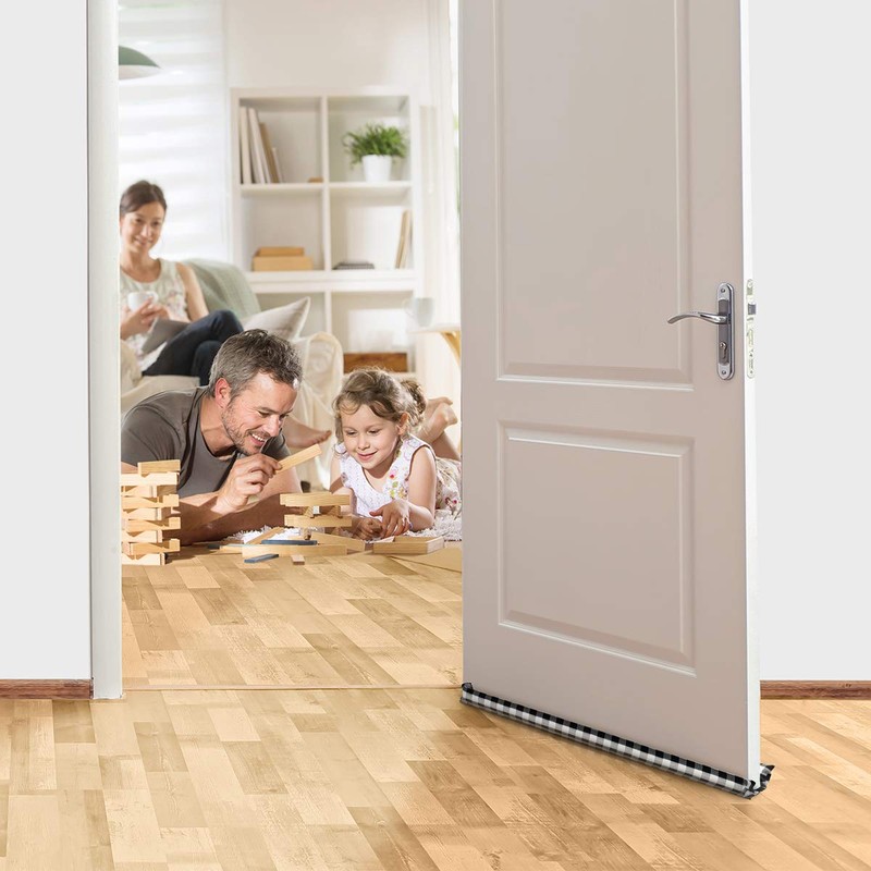 Draft Door Stopper 36 Inches, Draft Guard for Interior Door,