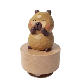 Yesnote Bear Music Box for Girls, Bear Musical Figurine Play You Are My Sunshine, Christmas Annviersary for Daughter Sister Friend Wife