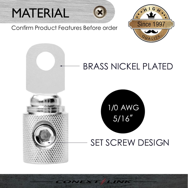Conext Link RT0N-2 Set Screw Ring Terminal 2 Pack (1/0