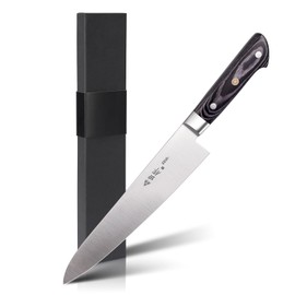 Japanese Chef Knife 9.5 inches, Professional Sushi Knife with Pakkawood Ergonomic Handle, Sharp for Household or Work
