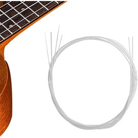 1Pc Transparent Pulabo Set of 4X Nylon Replacement Wonderful Music Musical Accessories Ukulele Strings Comfortable and Environmentally Beautiful,Ukulele Accessories,Instrument Accessories