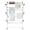 FKUO Household Indoor Folding Clothes Drying Rack, Dry Laundry and