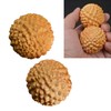 2pcs Wooden Hand Massage Ball Palm Relaxing Spiky Textured Acupoint