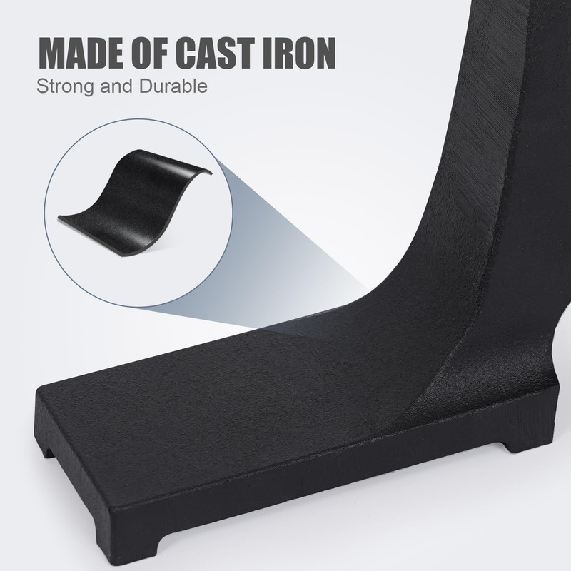 INNO STAGE Cast Iron Fireback Feet - Durable Fireplace Fireback