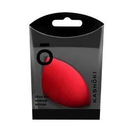 TB TOOLS FOR BEAUTY T4B Kash?KI Olive Cut Makeup Sponge for Foundation, Made of Plastic and Latex-Free, Red