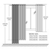 Topfinel Voile Sheer Curtains Linen Structure with Eyelets Translucent Plain