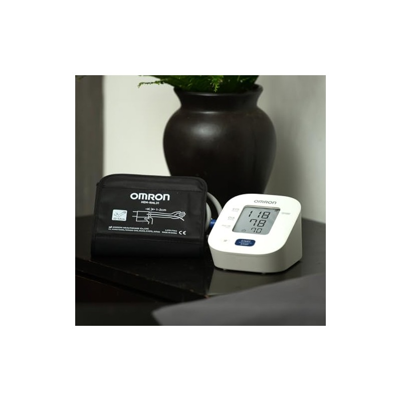 OMRON Baumanómetro digital de brazo HEM-7142 con 14 memorias