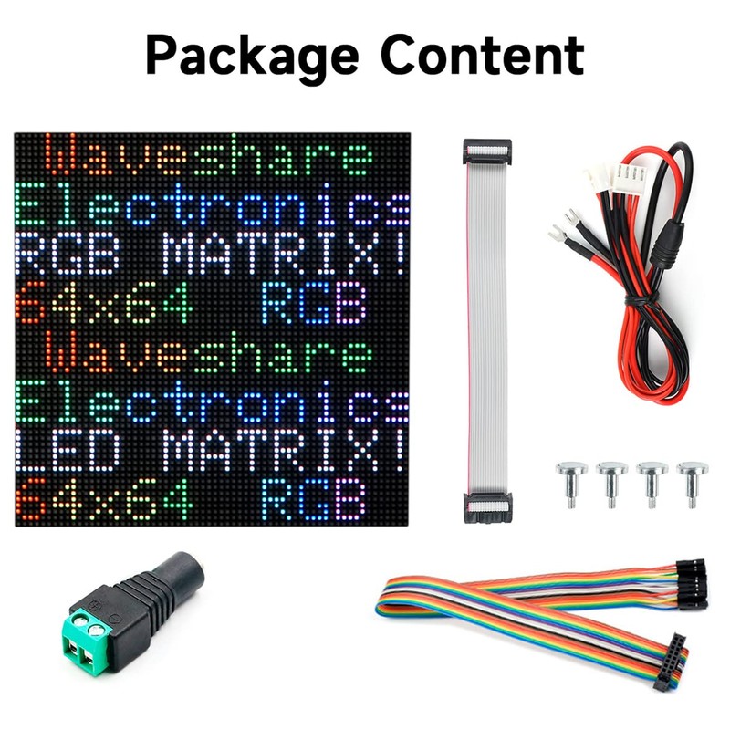 64x64 4096 Pixels RGB Full-Color LED Matrix Panel 2.5mm Pitch,