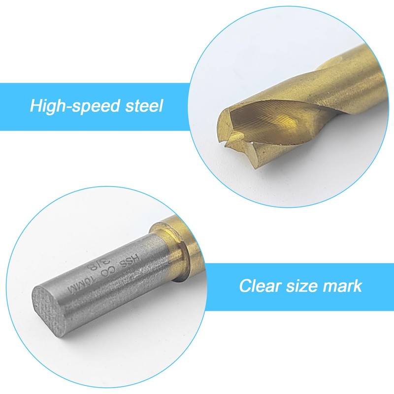 gQsskli Spot Welding Drill Set, Includes 6.5 mm/8 mm/10 mm