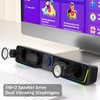 Jeecoo A40 PC Speakers Computer Sound Bar for Desktop Monitor