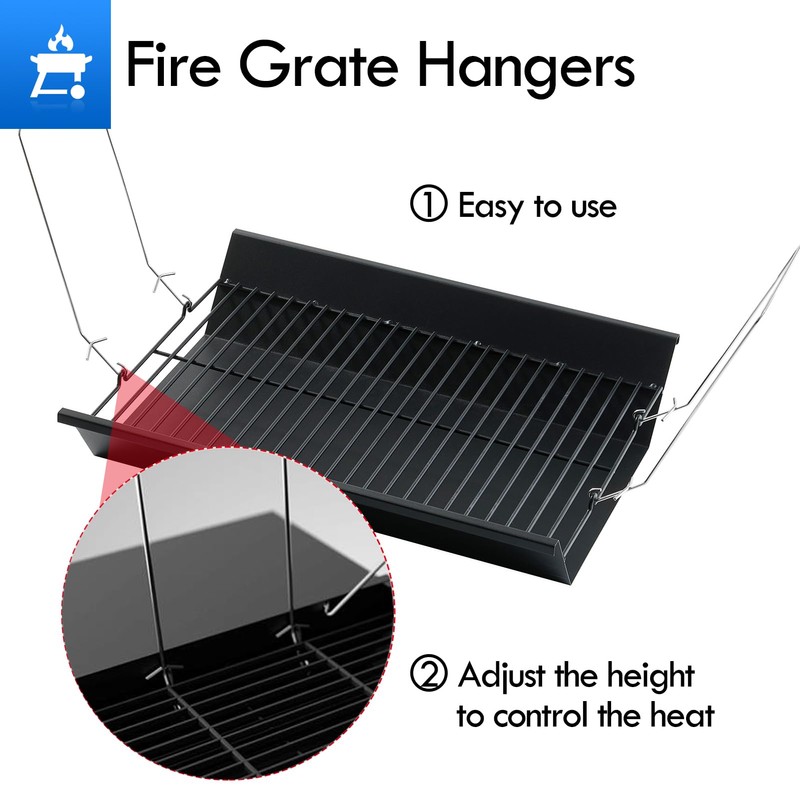 Grillflame 810-0025 Charcoal Ash Pan Replacement Parts for Nexgrill Charcoal