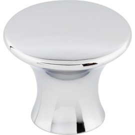 Top Knobs TK592PC Mercer Collection 1-5/16" Oculus Large Round Knob, Polished Chrome