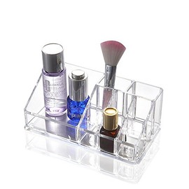 Acrylic Makeup Cosmetic Organizer Clear or Pink (Clear)