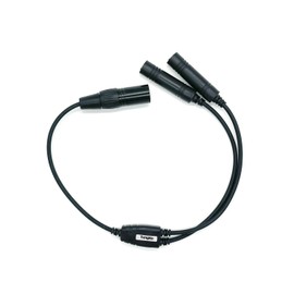 TengKo Airbus Headset Adapter GA Dual Plugs to Airbus 5 Pin XLR Cable Aviation Headphone Airbus Earphone Cable Accessories