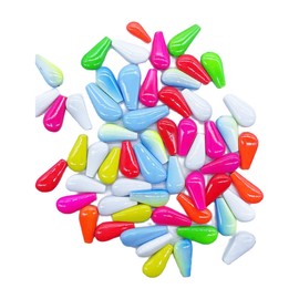 AOHRO Pack of 25 Fishing Inline Spinner Lure Bodies Weights Making Accessories DIY (1.2g 25pcs)