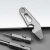 HARY EDC Pry Bar, Titanium Keychain Multi Tool with Bottle