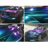 AUTOGOODY 84" x 60" Gloss Metallic Chameleon Purple Teal Vinyl