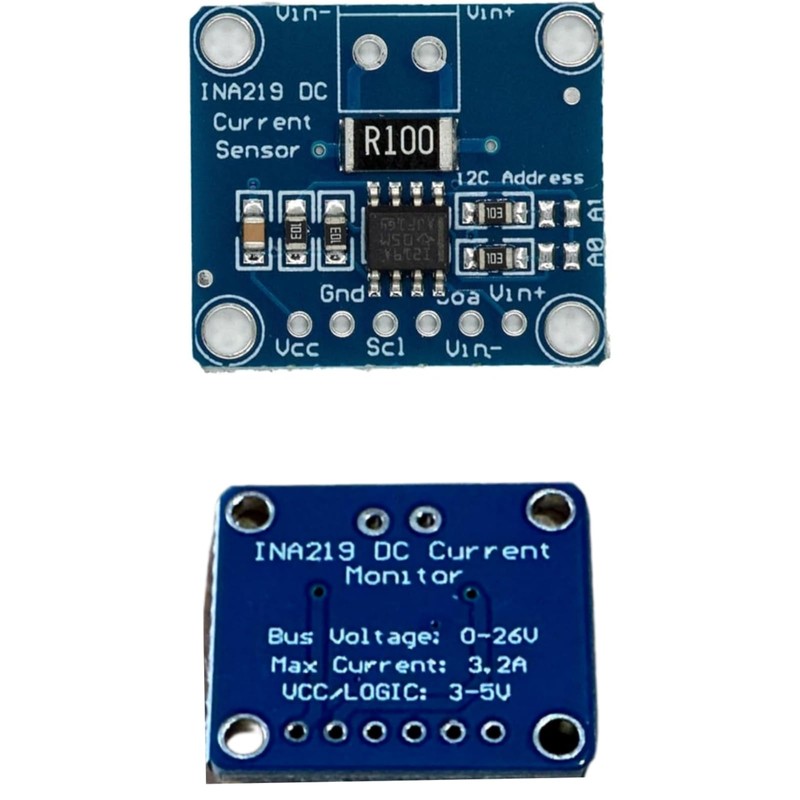 LuojinLuoda 5pcs INA219 Bi-Directional DC Current Power Supply Sensor Breakout