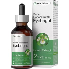 Eyebright Herb Liquid Extract | 2 fl oz | Alcohol Free | by Horbaach