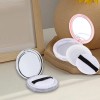 Contenedor De Polvo Compacto De 2 Piezas Con De Malla