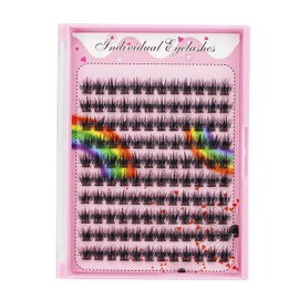 Bodermincer Lashes Clusters 10-12-14-16mm Mixed/14-16-18mm Mixed Lashes Extension Kit lash Clusters Lashes Wispy Eyelash Extension Individual False Eyelash Bunche (10mm)