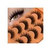 Pluffy Eyelashes, 5 Pares De Pestañas Rusas Gruesas En 8d