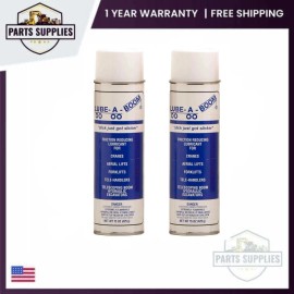 Aftermarket 010105 Set of 2 Universal Lube-A-Boom 15oz Aerosol Spray Slide Lubricant