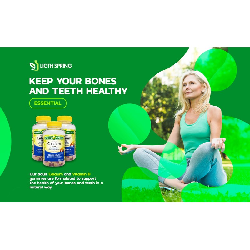 Calcium Plus Vitamin D, Adult Gummies, 500 mcg, 1000 IU,