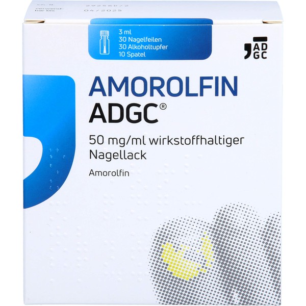 Nicht vorhanden Amorolfin Adgc 50mg/ml Naw, 3 ml NAW