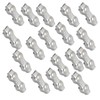 18pcs M2 Duplex Wire Rope Clip Cable Clamps Stainless Steel