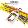 ORFOFE Cord Organizer for Desk Plastic Clip Zip Ties Luminous
