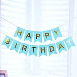 Happy Birthday Banner Birthday Stationery Banner Swallowtail Butterfly Flag Banner Garland Birthday Decoration Birthday Party Supplies (8 Colors Optional)