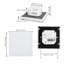 Boiler Heating Thermostat PC ABS 5A Wall Mounted WIFI Programmable