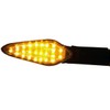MotorToGo Black Sequential Turn Signals LED Turn Signals Blinkers Indicators